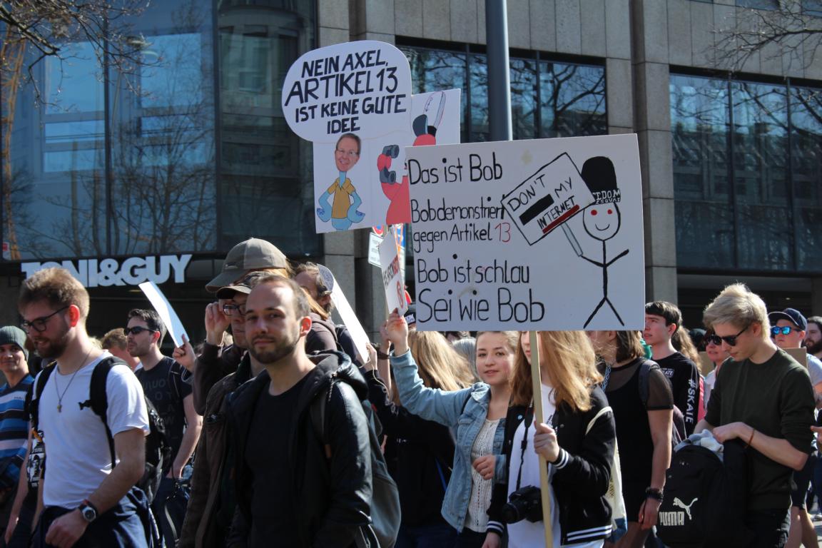 Artikel 13 Demonstration - Muenchen