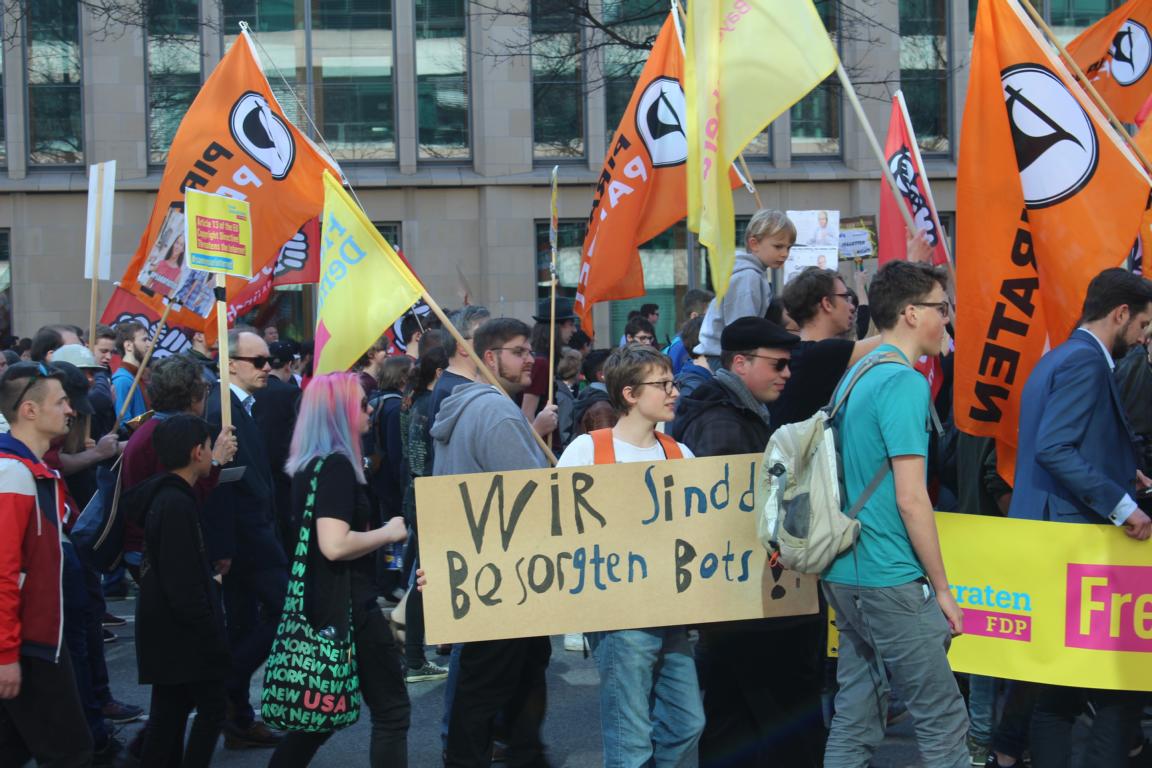 Artikel 13 Demonstration - Muenchen