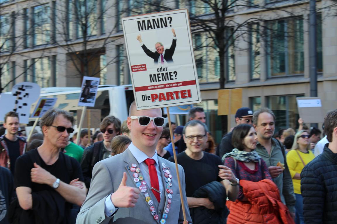 Artikel 13 Demonstration - Muenchen