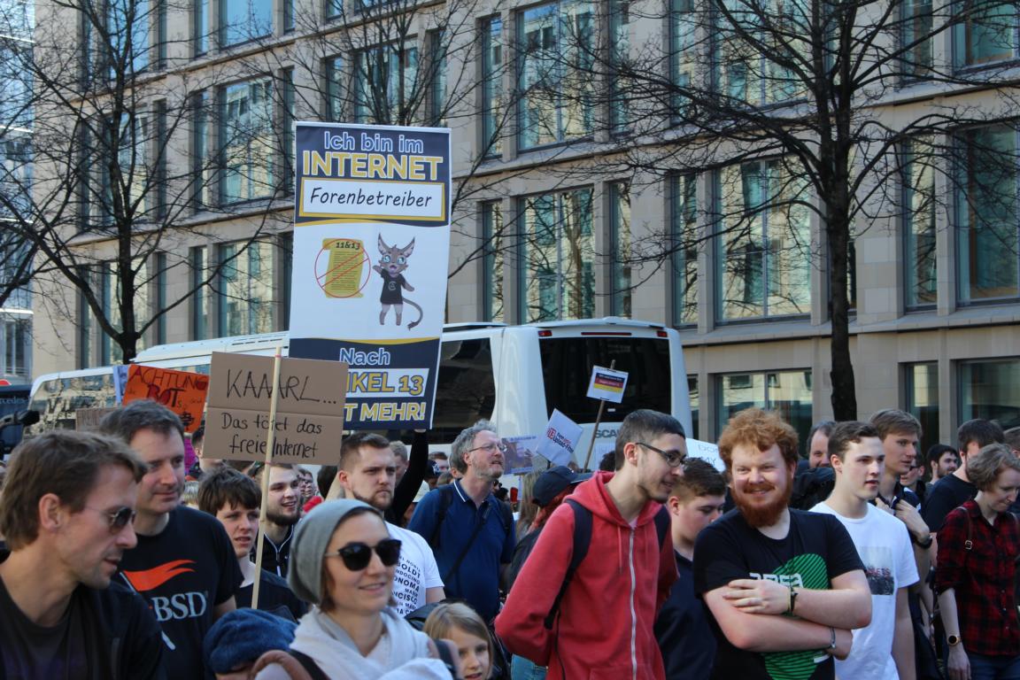 Artikel 13 Demonstration - Muenchen