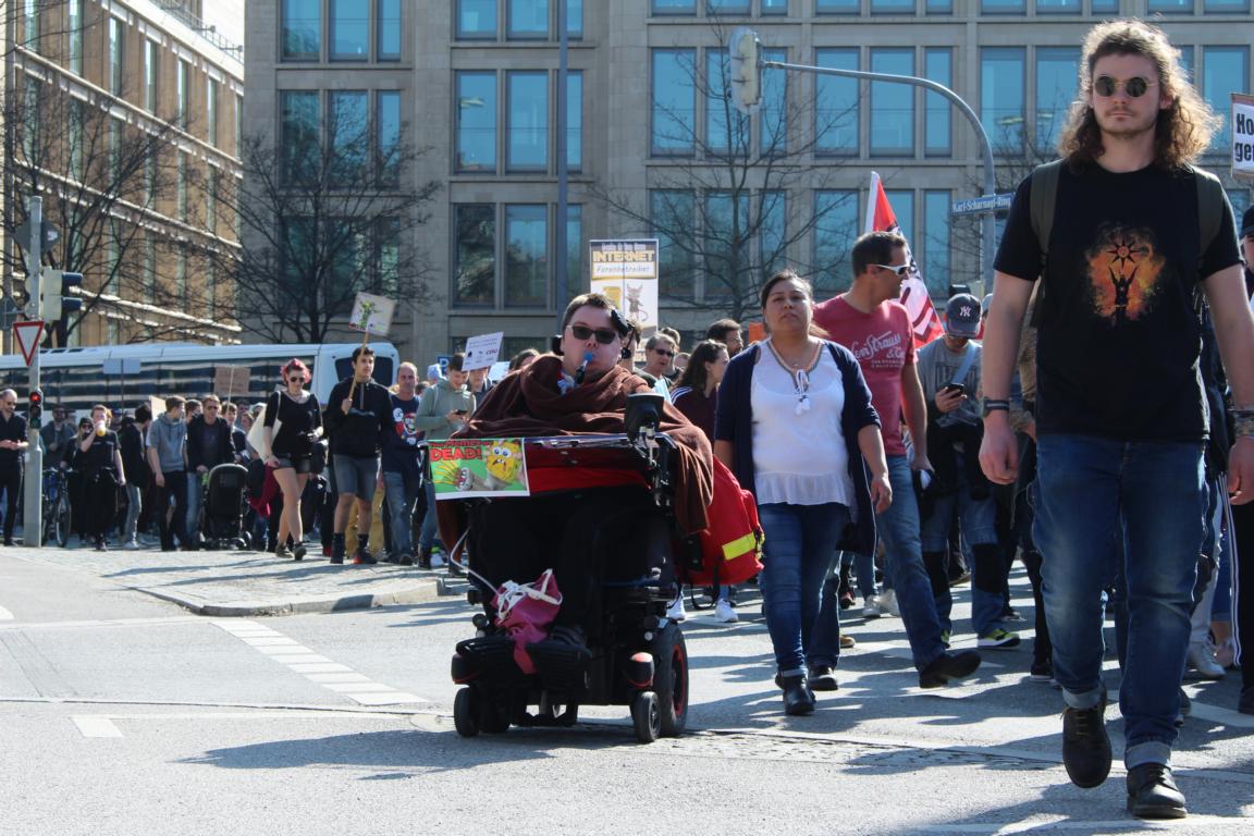 Artikel 13 Demonstration - Muenchen