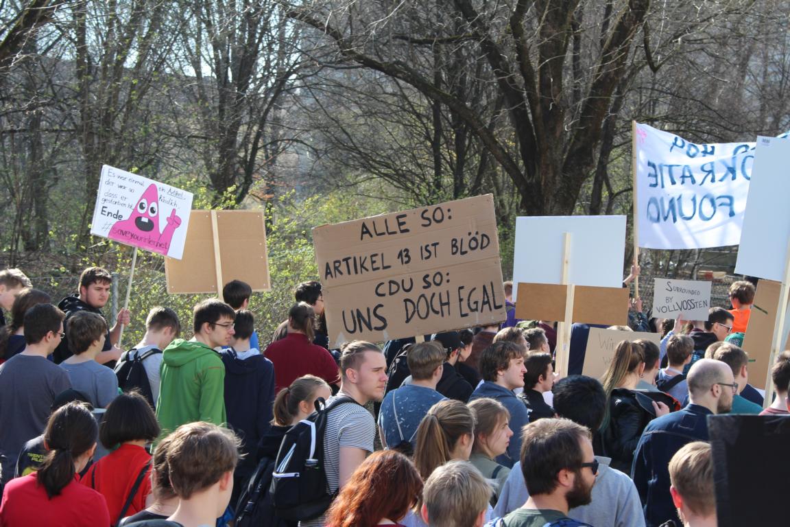 Artikel 13 Demonstration - Muenchen