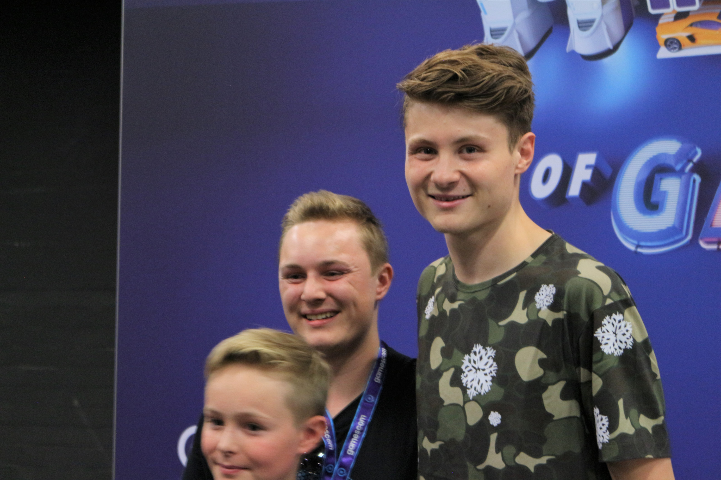 Felix von der Laden (Dner) bei seiner Autogrammstunde auf der gamescom 2019