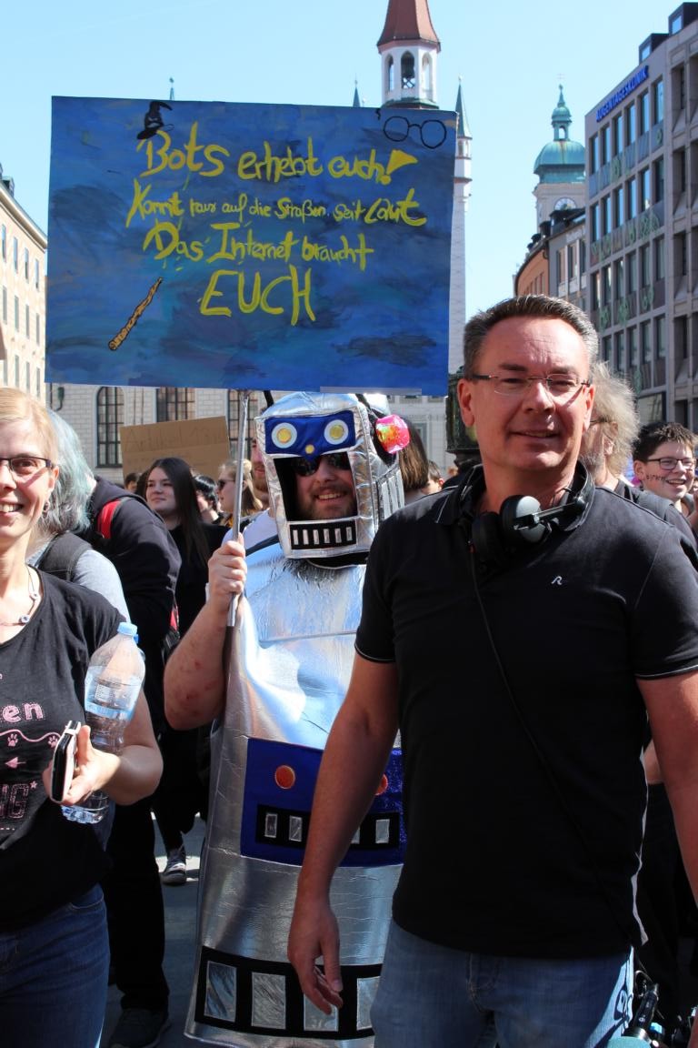 Artikel 13 Demonstration - Muenchen