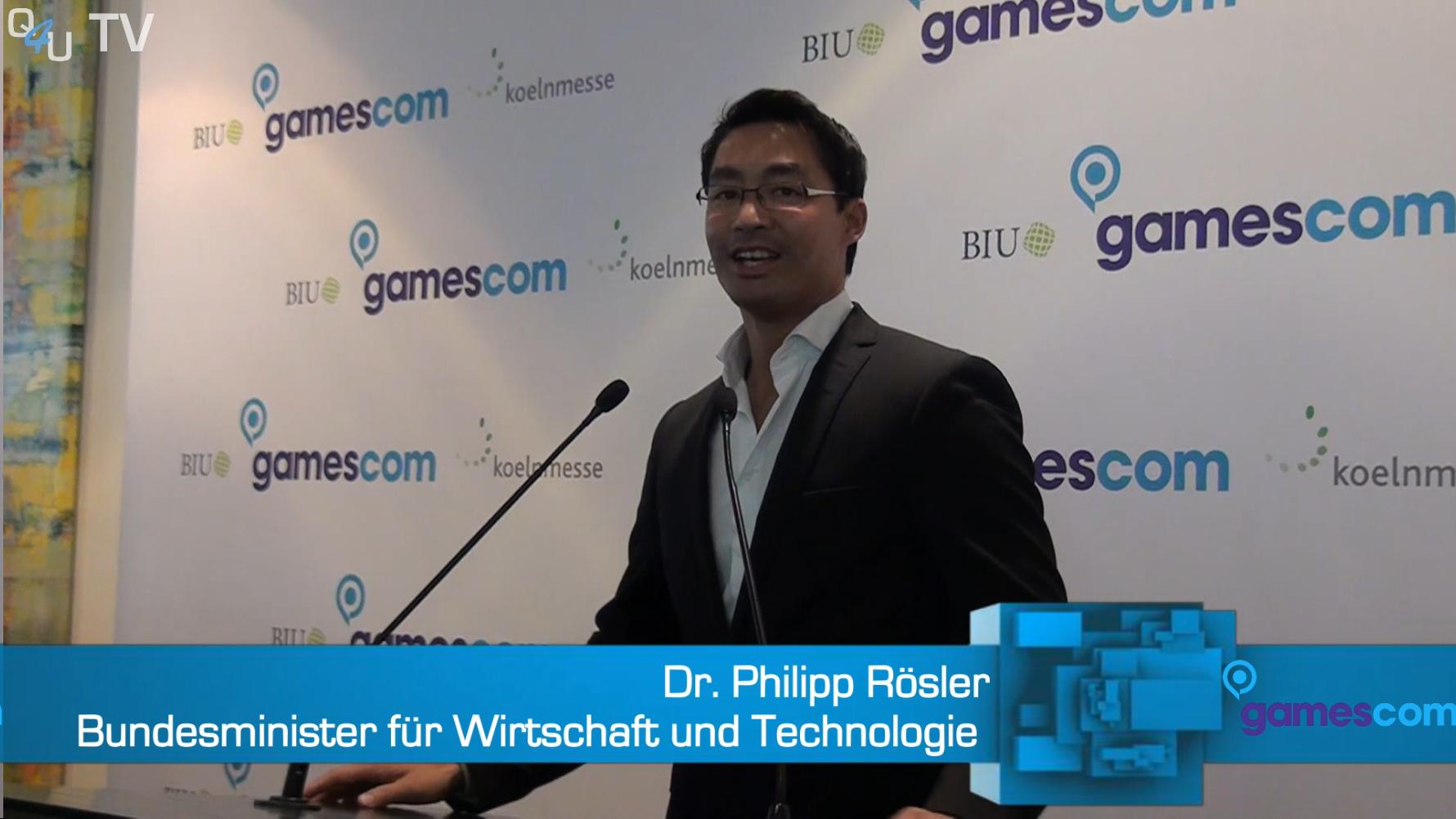 Philipp Rösler (FDP) gamescom 2013