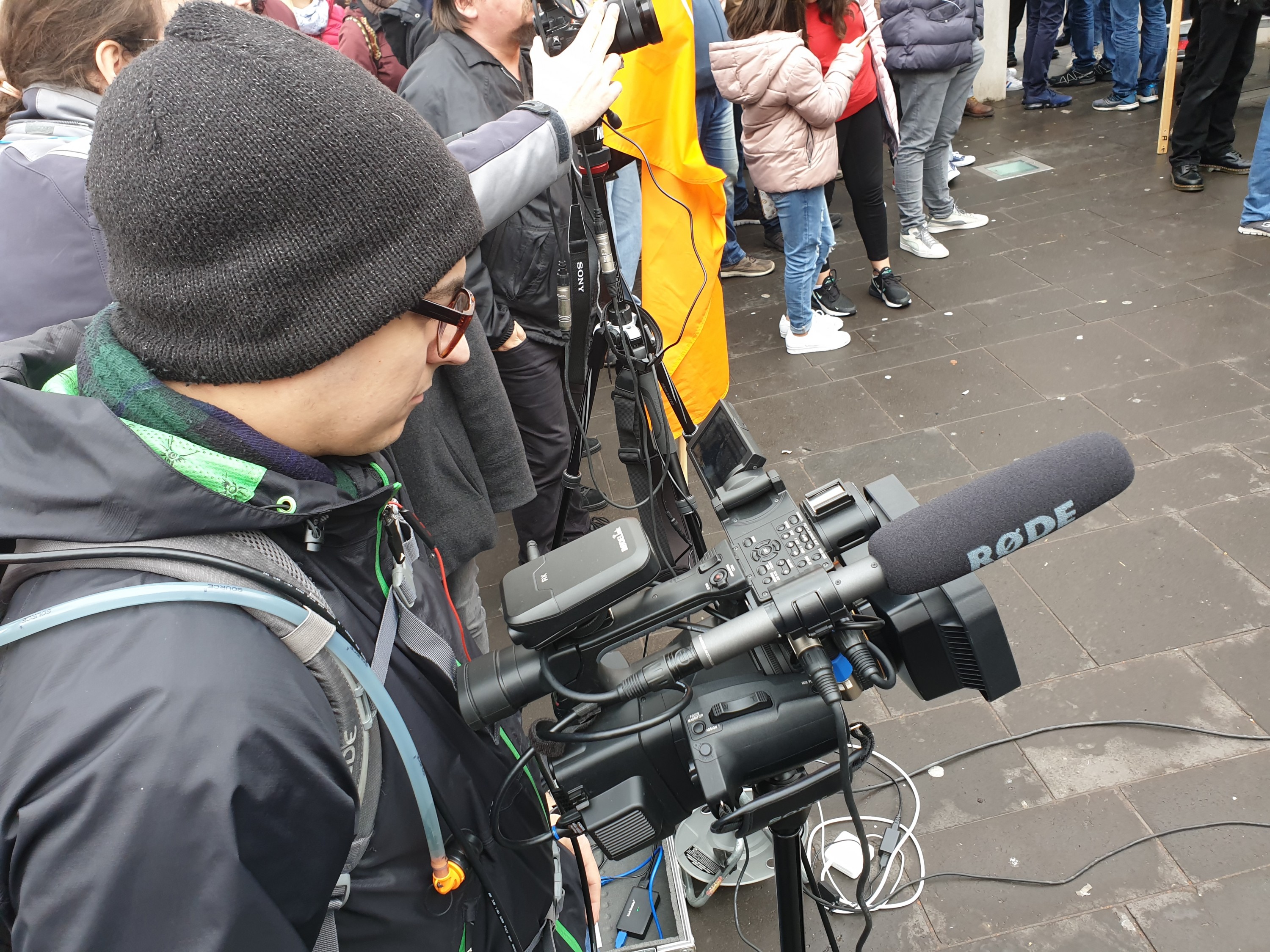 Bilder vom Livestream aus Nürnberg: Save Your Internet - Demo gegen Artikel 13 und Uploadfilter