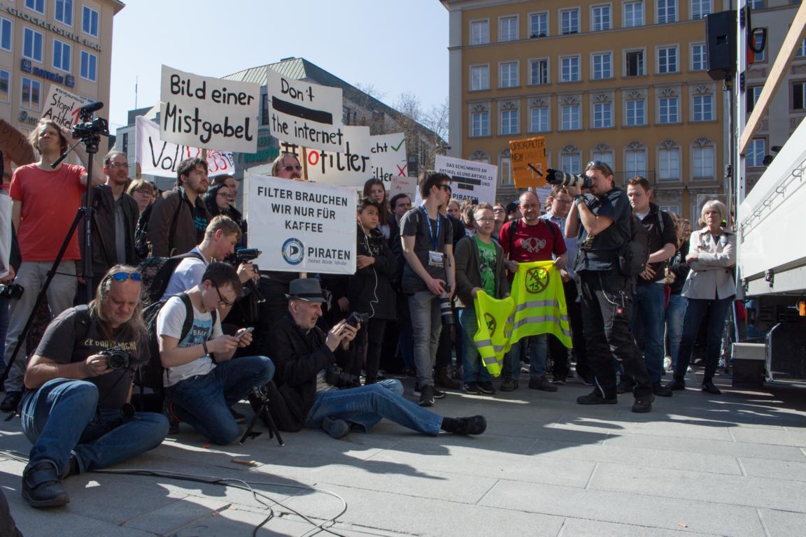 Artikel 13 Demonstration - Muenchen