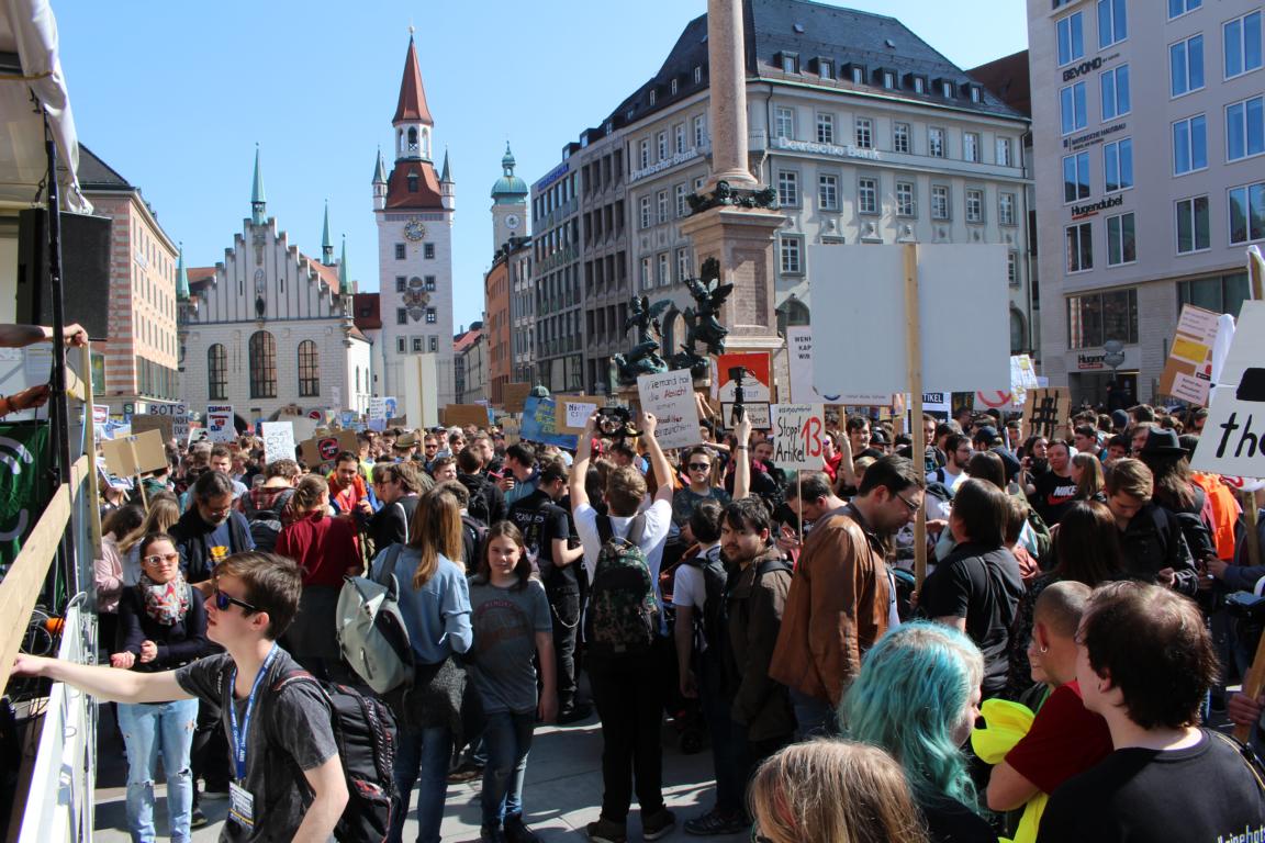 Artikel 13 Demonstration - Muenchen