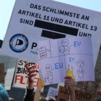 Artikel 13 Demonstration - Muenchen