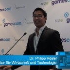 Philipp Rösler (FDP) gamescom 2013